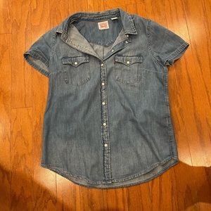 Denim Levi’s Button Down